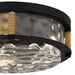 Myhouse Lighting Quoizel - BTC1616MBK - Three Light Flush Mount - Baltic - Matte Black