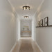 Myhouse Lighting Quoizel - BTC1616MBK - Three Light Flush Mount - Baltic - Matte Black