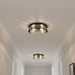 Myhouse Lighting Quoizel - BTC1616MBK - Three Light Flush Mount - Baltic - Matte Black