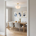 Myhouse Lighting Quoizel - AUD1718BRG - Four Light Semi-Flush Mount - Audrey - Brushed Gold