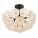 Myhouse Lighting Quoizel - AUD1718MBK - Four Light Semi-Flush Mount - Audrey - Matte Black
