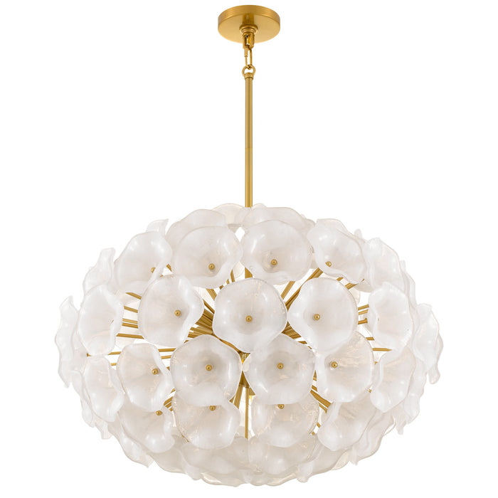 Myhouse Lighting Quoizel - AUD2828BRG - Eight Light Pendant - Audrey - Brushed Gold