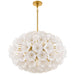 Myhouse Lighting Quoizel - AUD2828BRG - Eight Light Pendant - Audrey - Brushed Gold