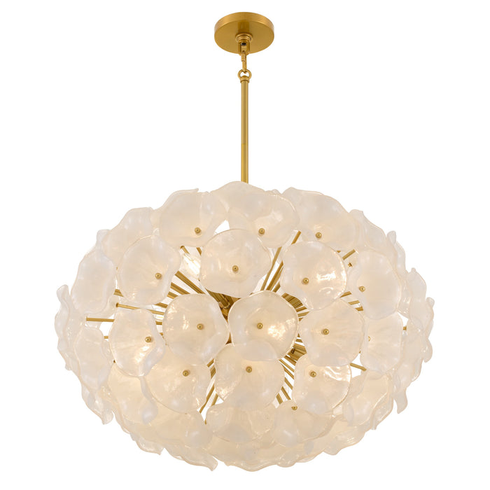 Myhouse Lighting Quoizel - AUD2828BRG - Eight Light Pendant - Audrey - Brushed Gold