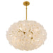 Myhouse Lighting Quoizel - AUD2828BRG - Eight Light Pendant - Audrey - Brushed Gold