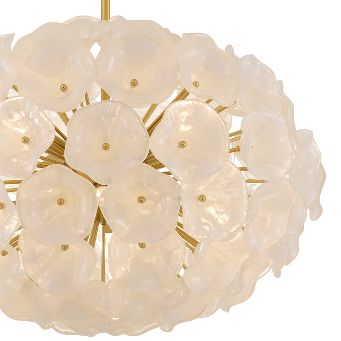 Myhouse Lighting Quoizel - AUD2828BRG - Eight Light Pendant - Audrey - Brushed Gold