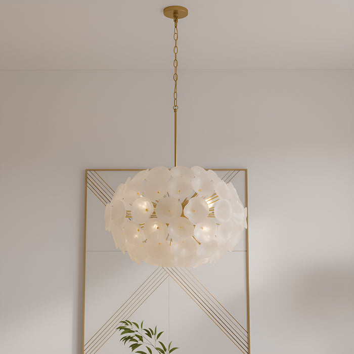 Myhouse Lighting Quoizel - AUD2828BRG - Eight Light Pendant - Audrey - Brushed Gold