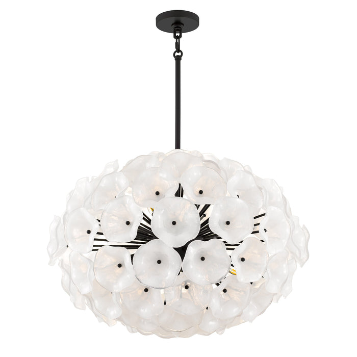 Myhouse Lighting Quoizel - AUD2828MBK - Eight Light Pendant - Audrey - Matte Black