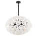 Myhouse Lighting Quoizel - AUD2828MBK - Eight Light Pendant - Audrey - Matte Black