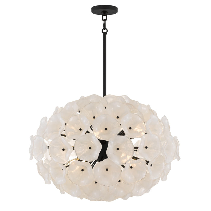Myhouse Lighting Quoizel - AUD2828MBK - Eight Light Pendant - Audrey - Matte Black