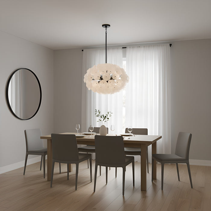 Myhouse Lighting Quoizel - AUD2828MBK - Eight Light Pendant - Audrey - Matte Black