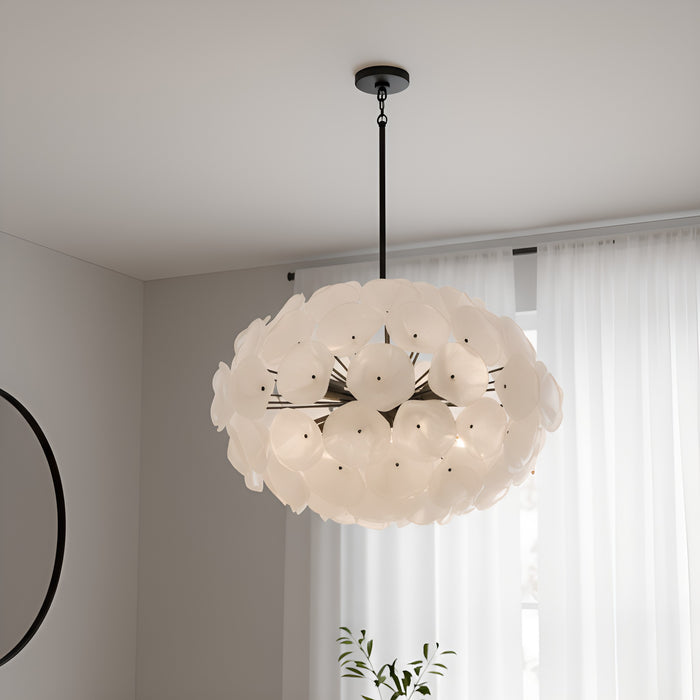 Myhouse Lighting Quoizel - AUD2828MBK - Eight Light Pendant - Audrey - Matte Black