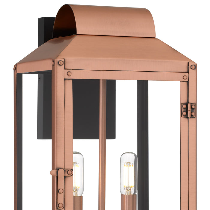Myhouse Lighting Quoizel - BER8408AC - Two Light Outdoor Wall Lantern - Beryn - Aged Copper
