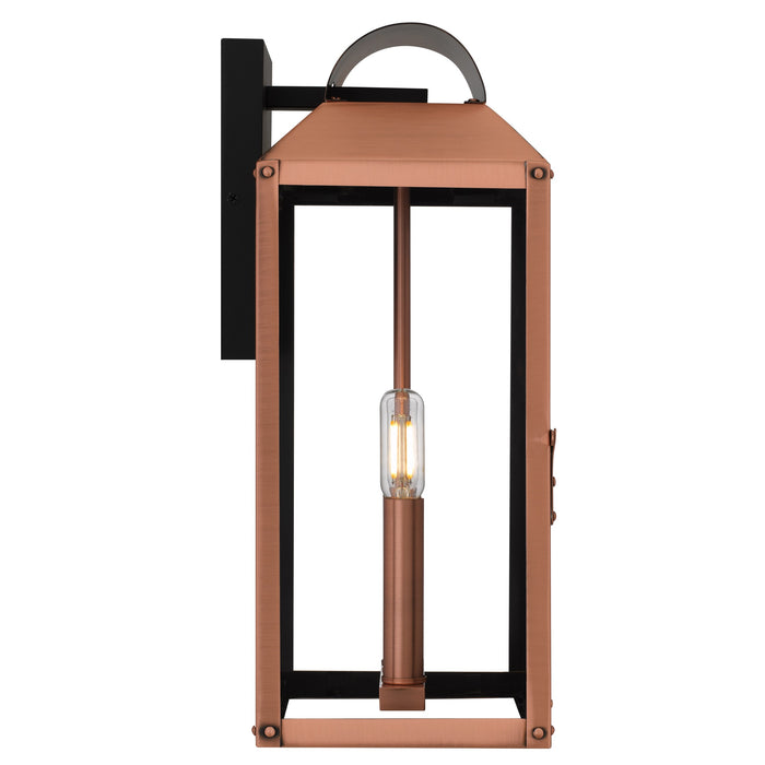 Myhouse Lighting Quoizel - BER8408AC - Two Light Outdoor Wall Lantern - Beryn - Aged Copper