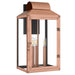 Myhouse Lighting Quoizel - BER8410AC - Three Light Outdoor Wall Lantern - Beryn - Aged Copper