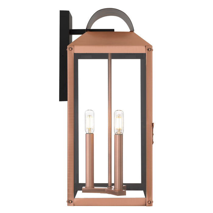 Myhouse Lighting Quoizel - BER8410AC - Three Light Outdoor Wall Lantern - Beryn - Aged Copper