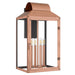 Myhouse Lighting Quoizel - BER8412AC - Four Light Outdoor Wall Lantern - Beryn - Aged Copper