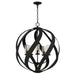 Myhouse Lighting Quoizel - BMS2826EK - Five Light Pendant - Blacksmith - Earth Black
