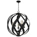 Myhouse Lighting Quoizel - BMS2826EK - Five Light Pendant - Blacksmith - Earth Black
