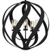 Myhouse Lighting Quoizel - BMS2826EK - Five Light Pendant - Blacksmith - Earth Black