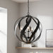 Myhouse Lighting Quoizel - BMS2826EK - Five Light Pendant - Blacksmith - Earth Black