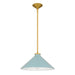 Myhouse Lighting Quoizel - BRADB1814BRG - One Light Pendant - Bradbury - Brushed Gold