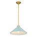 Myhouse Lighting Quoizel - BRADB1814BRG - One Light Pendant - Bradbury - Brushed Gold