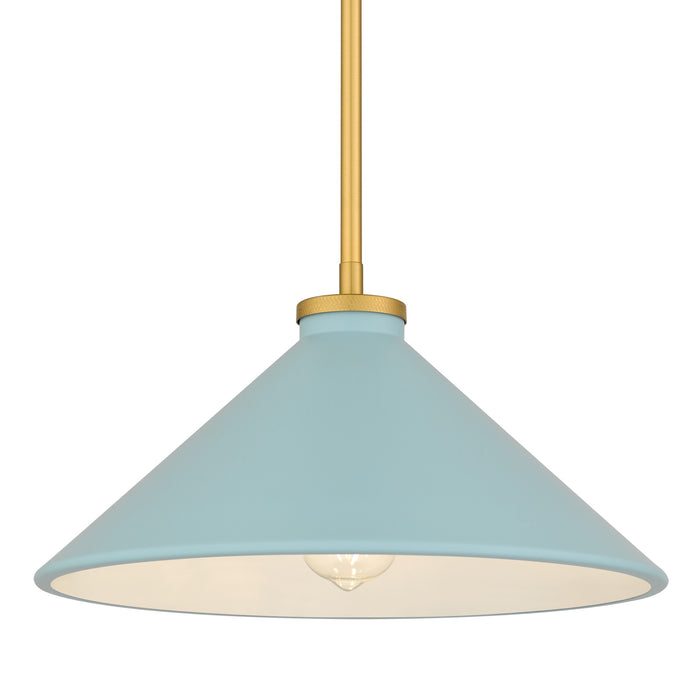 Myhouse Lighting Quoizel - BRADB1814BRG - One Light Pendant - Bradbury - Brushed Gold