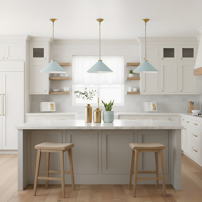 Myhouse Lighting Quoizel - BRADB1814BRG - One Light Pendant - Bradbury - Brushed Gold