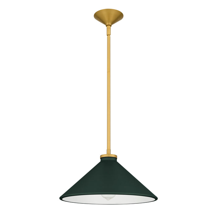Myhouse Lighting Quoizel - BRADE1814BRG - One Light Pendant - Bradbury - Brushed Gold