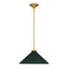 Myhouse Lighting Quoizel - BRADE1814BRG - One Light Pendant - Bradbury - Brushed Gold