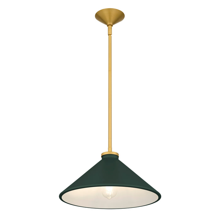 Myhouse Lighting Quoizel - BRADE1814BRG - One Light Pendant - Bradbury - Brushed Gold