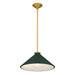 Myhouse Lighting Quoizel - BRADE1814BRG - One Light Pendant - Bradbury - Brushed Gold