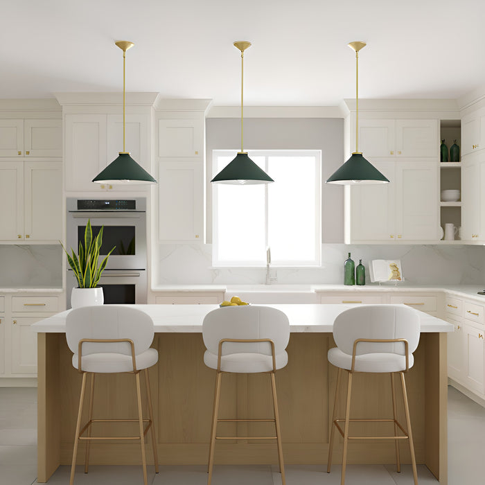 Myhouse Lighting Quoizel - BRADE1814BRG - One Light Pendant - Bradbury - Brushed Gold
