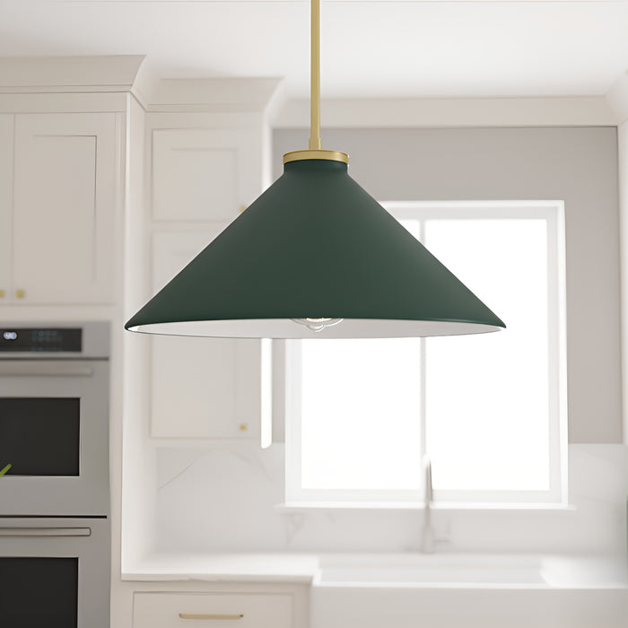 Myhouse Lighting Quoizel - BRADE1814BRG - One Light Pendant - Bradbury - Brushed Gold