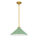 Myhouse Lighting Quoizel - BRADG1814BRG - One Light Pendant - Bradbury - Brushed Gold