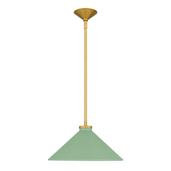 Myhouse Lighting Quoizel - BRADG1814BRG - One Light Pendant - Bradbury - Brushed Gold