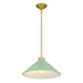 Myhouse Lighting Quoizel - BRADG1814BRG - One Light Pendant - Bradbury - Brushed Gold