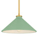 Myhouse Lighting Quoizel - BRADG1814BRG - One Light Pendant - Bradbury - Brushed Gold