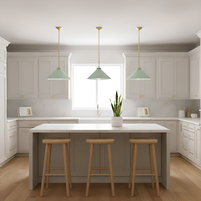 Myhouse Lighting Quoizel - BRADG1814BRG - One Light Pendant - Bradbury - Brushed Gold