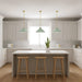 Myhouse Lighting Quoizel - BRADG1814BRG - One Light Pendant - Bradbury - Brushed Gold