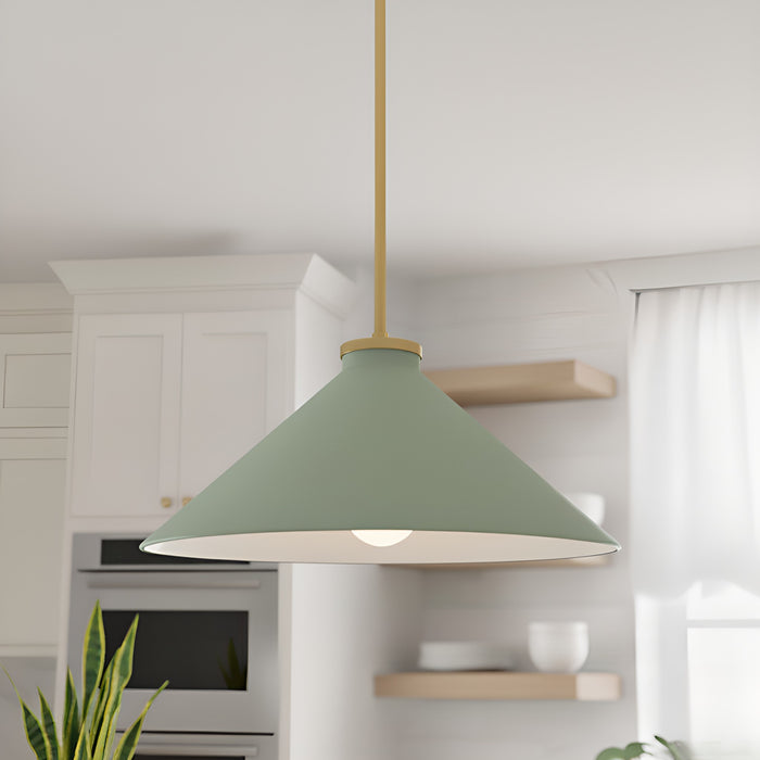 Myhouse Lighting Quoizel - BRADG1814BRG - One Light Pendant - Bradbury - Brushed Gold