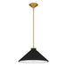Myhouse Lighting Quoizel - BRADK1814BRG - One Light Pendant - Bradbury - Brushed Gold