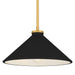 Myhouse Lighting Quoizel - BRADK1814BRG - One Light Pendant - Bradbury - Brushed Gold