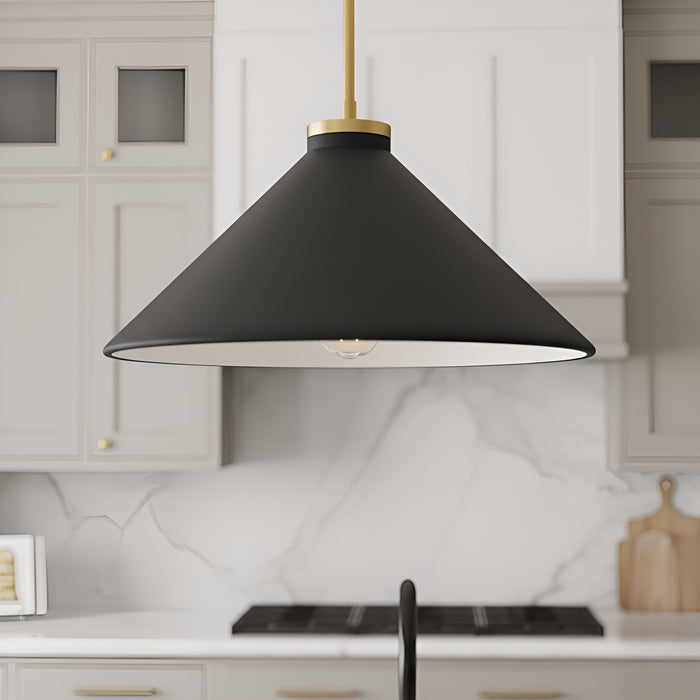 Myhouse Lighting Quoizel - BRADK1814BRG - One Light Pendant - Bradbury - Brushed Gold