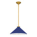 Myhouse Lighting Quoizel - BRADN1814BRG - One Light Pendant - Bradbury - Brushed Gold