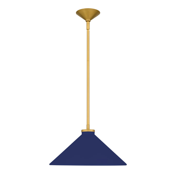 Myhouse Lighting Quoizel - BRADN1814BRG - One Light Pendant - Bradbury - Brushed Gold
