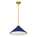 Myhouse Lighting Quoizel - BRADN1814BRG - One Light Pendant - Bradbury - Brushed Gold