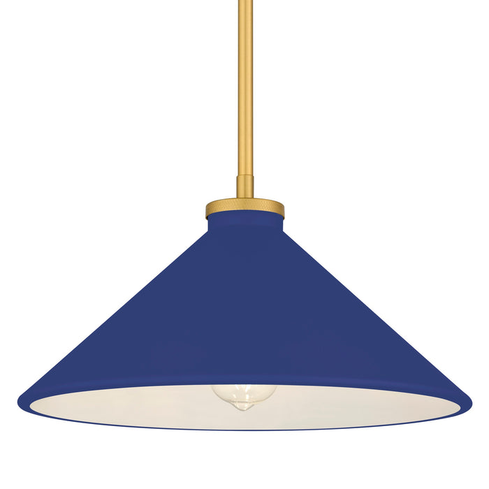 Myhouse Lighting Quoizel - BRADN1814BRG - One Light Pendant - Bradbury - Brushed Gold