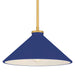 Myhouse Lighting Quoizel - BRADN1814BRG - One Light Pendant - Bradbury - Brushed Gold